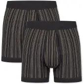 Schiesser Boxershort Herren 172695 Classic Daywear Black (2er Set)-M