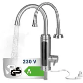 DS Produkte Küchenarmatur mit integriertem Durchlauferhitzer Maxxmee edelstahl 4974