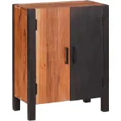 vidaXL Sideboard Braun 55 x 30 x 75 cm Massivholz Akazie