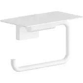 Hansgrohe AddStoris S Toilettenpapierhalter 41789700 mit Ablage, matt weiß