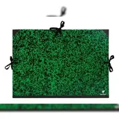 Clairefontaine 10x Zeichenmappe Annonay, Bandverschluss, 37x52cm für B3+ - Grün 32200C