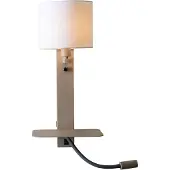 It's About Romi Wandlampe Florence mit Leselampe Sand Schwarz