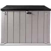 Ondis24 Gartenbox Mülltonnenbox Storer Light grau-anthrazit