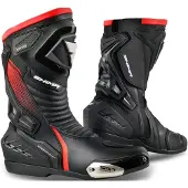 SHIMA RSX-6 Schwarz Rot Motorrad Stiefel Größe 43