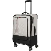 Travelite Weichgepäck-Trolley "CROSSLITE Reisekoffer Weichgepäck" 61 l 4 Rollen Koffer, mit TSA-Schloss, wasserabweisendes Material
