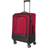 Travelite Weichgepäck-Trolley "CROSSLITE Reisekoffer Weichgepäck" 61 l 4 Rollen Koffer, mit TSA-Schloss, wasserabweisendes Material