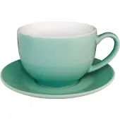 Olympia Cappuccinotasse aqua 34cl - 12 Stück