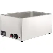CombiSteel Elektrische Bain-Marie für 1x GN 1/1 Behälter bis 150 mm Tiefe, 1.2 kW, 538x336x243 mm (BxTxH), ohne GN-Behälter