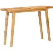 vidaXL Esstisch Natur 100 x 35 x 75 cm Massivholz Mango