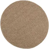 vidaXL Bereichsteppiche Rund AGIRA Natur Ø 160 CM Polyester