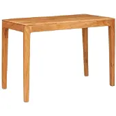 vidaXL Esstisch 110 x 55 x 76 cm Massivholz Akazie Braun Rechteckig