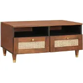 vidaXL Couchtisch 80 x 54 x 40 cm Massivholz Mango