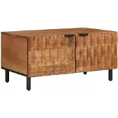 vidaXL Couchtisch Braun 80 x 50 x 40 cm Massivholz Mango