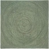 vidaXL Bereichsteppiche Olive Grün 200 x 200 cm Jute