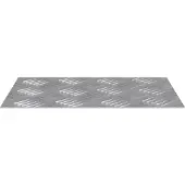 vidaXL Treppe Tritt Rechtwinklig 4 pcs Silber 30 x 20 cm Aluminium