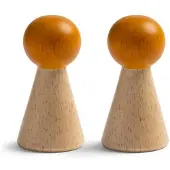 &k amsterdam &klevering - Halma Garderobenhaken, oak/orange