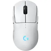 Logitech G PRO 2 LIGHTSPEED Mouse, Beidhändig, Optisch, RF Wireless, 32000 DPI, 1 ms, Weiß