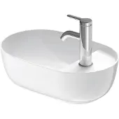 Duravit Aufsatzwaschtisch Luv 42x27cm, gs, m HL, o. ÜL, m HLB, we