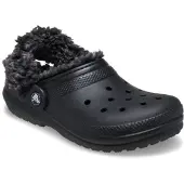 Crocs Pantoletten Classic Fleece Lined Clog K 212856 Schwarz