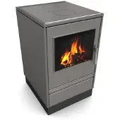 Glutos Küchenofen | HHS 03 S | 6,5 kW | Metallic | Scharnier links