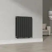 Neu.haus Flachheizkörper 'Nore' Schwarz 60x60cm Doppellagig 809W