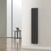 Neu.haus Flachheizkörper 'Nore' Schwarz 160x30cm Doppellagig 1006W