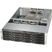 Supermicro SuperChassis 836BA-R920B, Rack, Server, Schwarz, ATX, EATX, 3U, HDD, LAN, Leistung, Stromausfall
