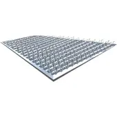 Sks Germany S•K•S Klett-Hake, 20mmx25m weiß, mit Kleber PS14 Kautschukbasis