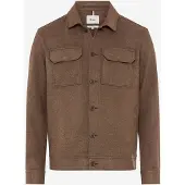 Brax Sweatjacke "Style SANTIAGO" Flanell: Overshirt im Viskosemix