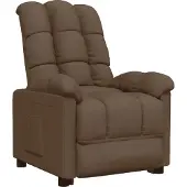 Syfax Relaxsessel Braun Stoff