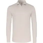 Desoto Herren Hemden Essential Hai 1/1 - Beige - Größe 45