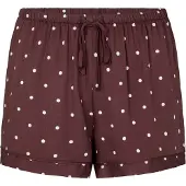 Hunkemoller Pyjama-Shorts Satin Braun