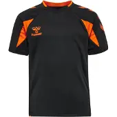 Hummel hmlCORE 2.0 JERSEY S/S KIDS BLACK/ORANGE TIGER BLACK/ORANGE TIGER 128