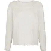Hunkemoller Pyjama Top Loose Pointelle Grau