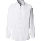 Pepe Jeans für Herren. PM3091283 Weißes Robert-Hemd (XL), Lässig, Baumwolle, Langarm