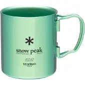 Snow Peak Tasse Titanium Double Wall Green 450ml