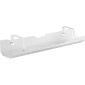 Deltaco Office, Under-desk cable management tray, steel, 600x135x108mm