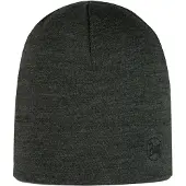 Buff Herren MIDWEIGHT MERINO WOOL Mütze SOLID BLACK