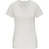 Falke Damen T-Shirt Daily ClimaWool, L, Weiß, Uni, Wolle