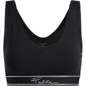 Falke Anniversary 2-Pack Damen Bustier, S, Schwarz, Uni, Baumwolle