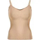 Falke Shaping Damen Top Smart Support, XXL, Beige, Uni,Struktur,Rippe