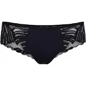 Falke Damen Slip Delicate Touch, M, Schwarz, Uni,Struktur