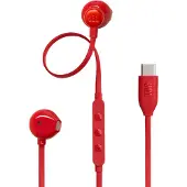 JBL In-Ear-Kopfhörer "Tune 305C", rot, B:6cm H:2,1cm T:17,5cm, Kopfhörer, In-Ear-Kopfhörer
