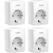 TP-LINK Tapo P100 (4-pack), Drinnen, Weiß, Android 4.4, iOS 9.0, Kabellos, Bluetooth / Wi-Fi, 2400 MHz