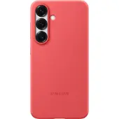 Samsung Original Galaxy S25 Hülle - Silikon - Backcover/Soft Case - Rot