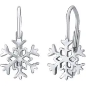 Silvego Silver earrings Snowflake SILVEGOB70566
