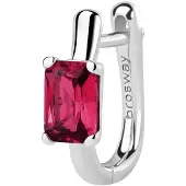 Brosway Fancy Passion Ruby FPR08 silver single earring