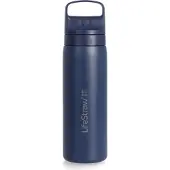 LifeStraw Go Series Stainless Steel, 500ml, dunkelblau