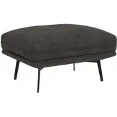 S-Style Möbel HOCKER Loris Schwarz Samt
