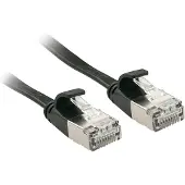 Lindy 47485, 10 m, Cat6a, U/FTP (STP), RJ-45, RJ-45, Schwarz